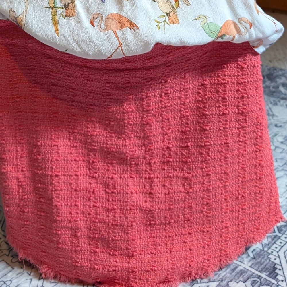 Zara Pink Textured Skort